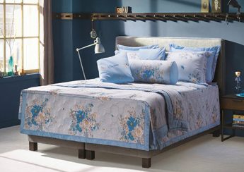 Bộ chăn ga gối Everon Baby blue EP1833