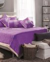 Bộ chăn ga gối Everon Purple ES1840